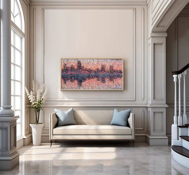 Original Impressionism Architecture Painting by Nadiia Antoniuk