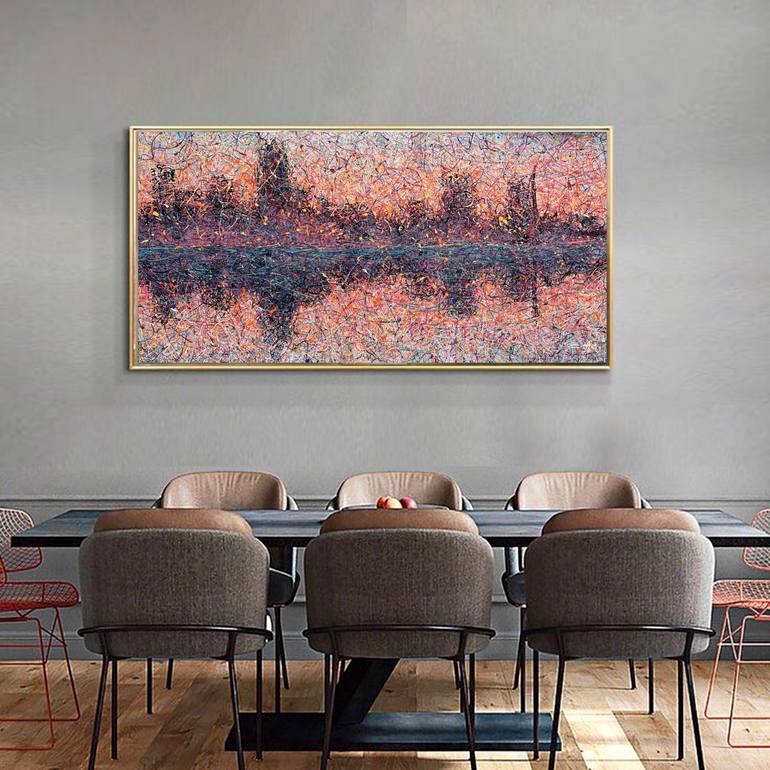 Original Impressionism Architecture Painting by Nadiia Antoniuk