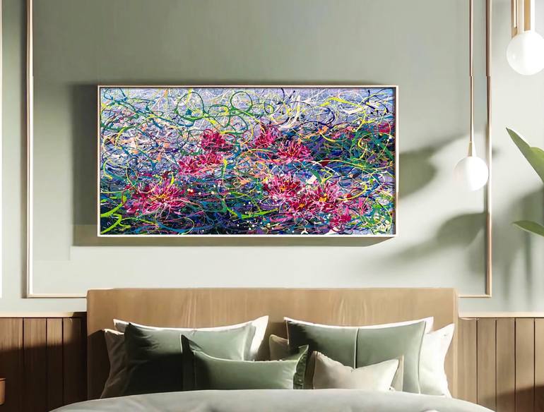 Original Art Nouveau Abstract Paintings by Nadiia Antoniuk