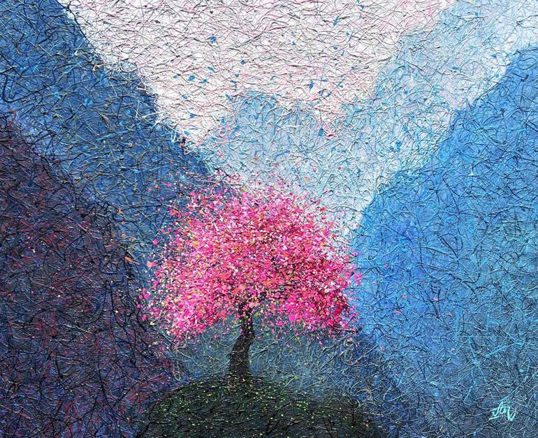 Original Expressionism Landscape Paintings by Nadiia Antoniuk