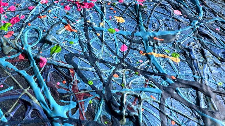 Original Expressionism Landscape Painting by Nadiia Antoniuk