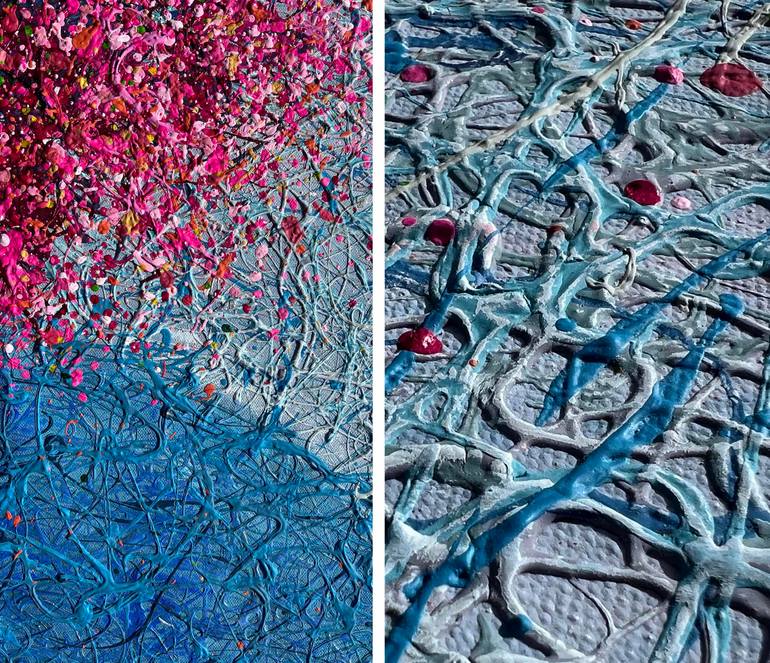 Original Expressionism Landscape Painting by Nadiia Antoniuk