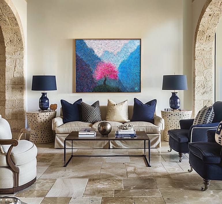 Original Expressionism Landscape Painting by Nadiia Antoniuk