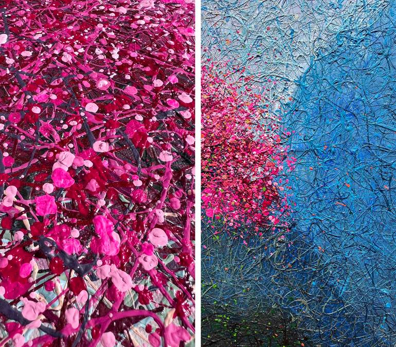 Original Expressionism Landscape Painting by Nadiia Antoniuk