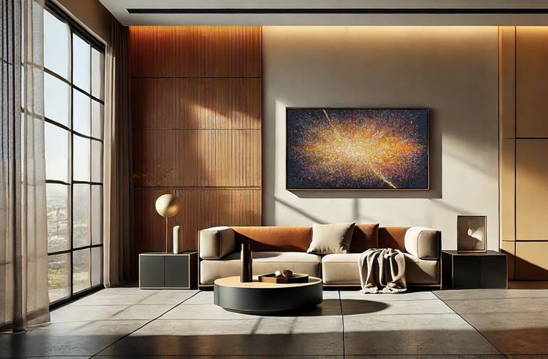 Original Impressionism Light Painting by Nadiia Antoniuk