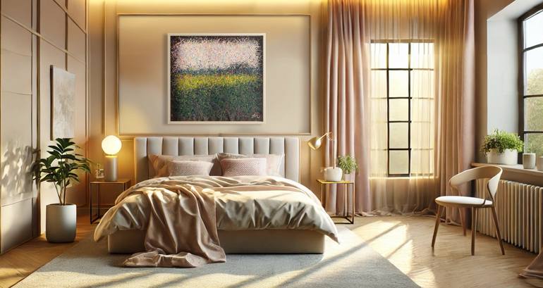 Original Abstract Expressionism Abstract Painting by Nadiia Antoniuk