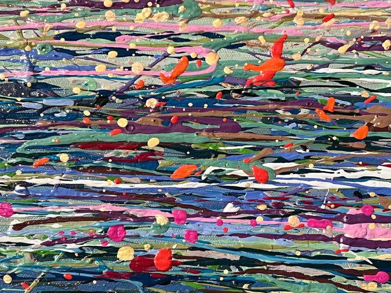 Original Abstract Expressionism Abstract Painting by Nadiia Antoniuk