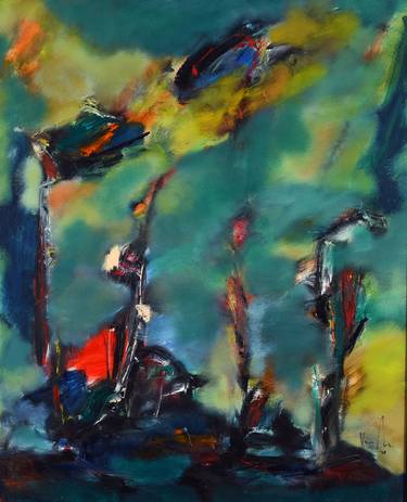 Original Abstract Painting by Visar Mulliqi