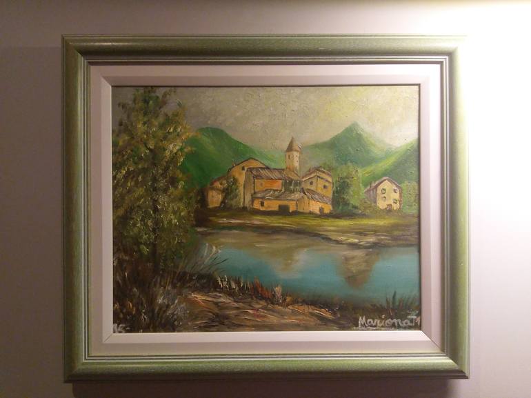 Original Home Painting by Mariona Teixidó Tejedor