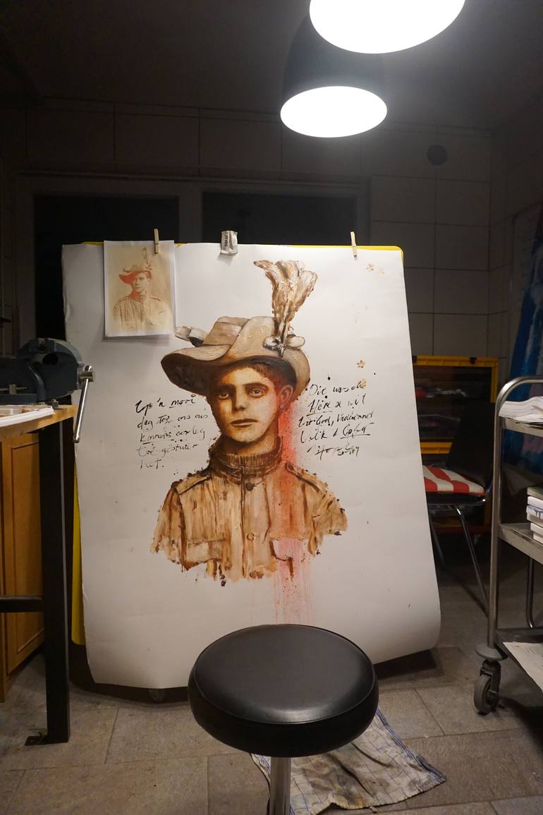 Original Portraiture Pop Culture/Celebrity Painting by Roger Hopley