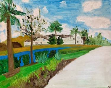 Original Contemporary Landscape Painting by Kat X