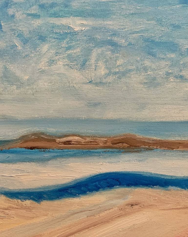 Original Beach Painting by Kat X