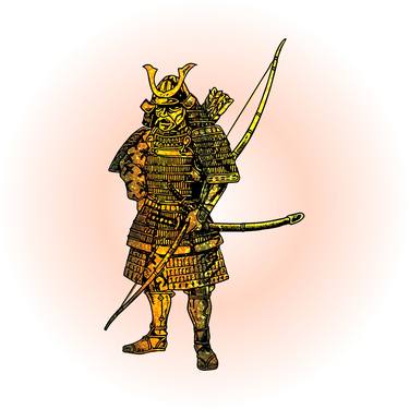 Japanese Samurai Arch Sword Warrior thumb