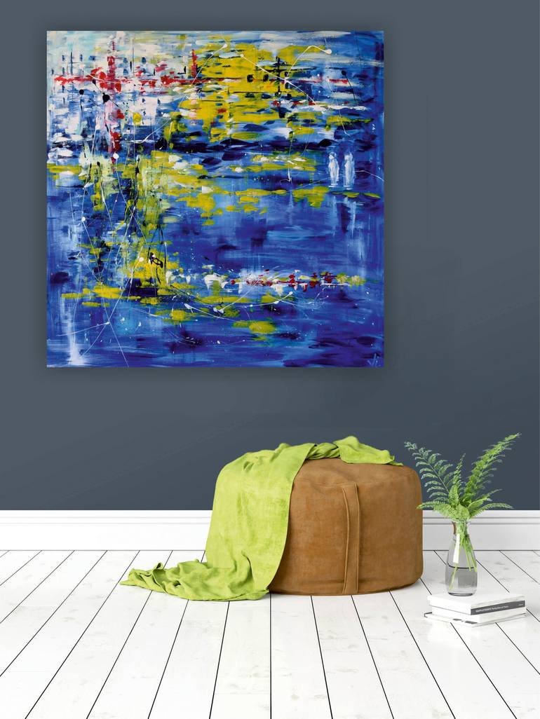 Original Abstract Expressionism Abstract Painting by Vilija Markevičienė