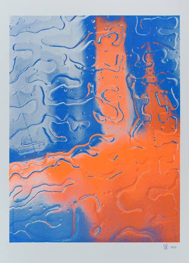 Original Modern Abstract Printmaking by Roderick Van Hasselt