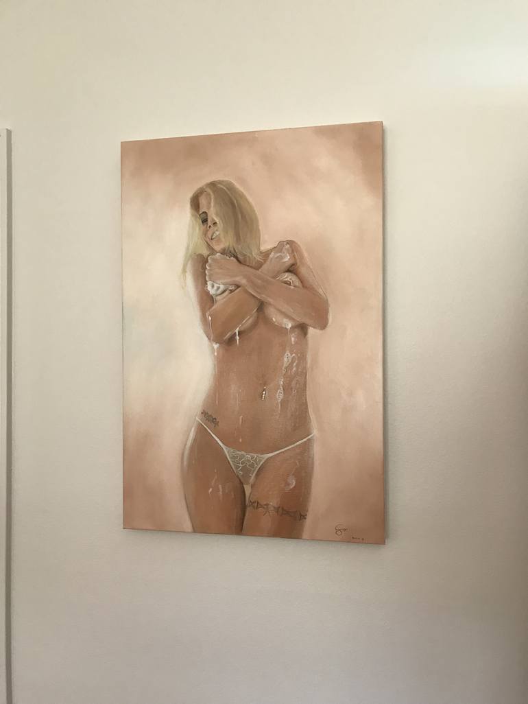 Original Figurative Nude Painting by NSM studio