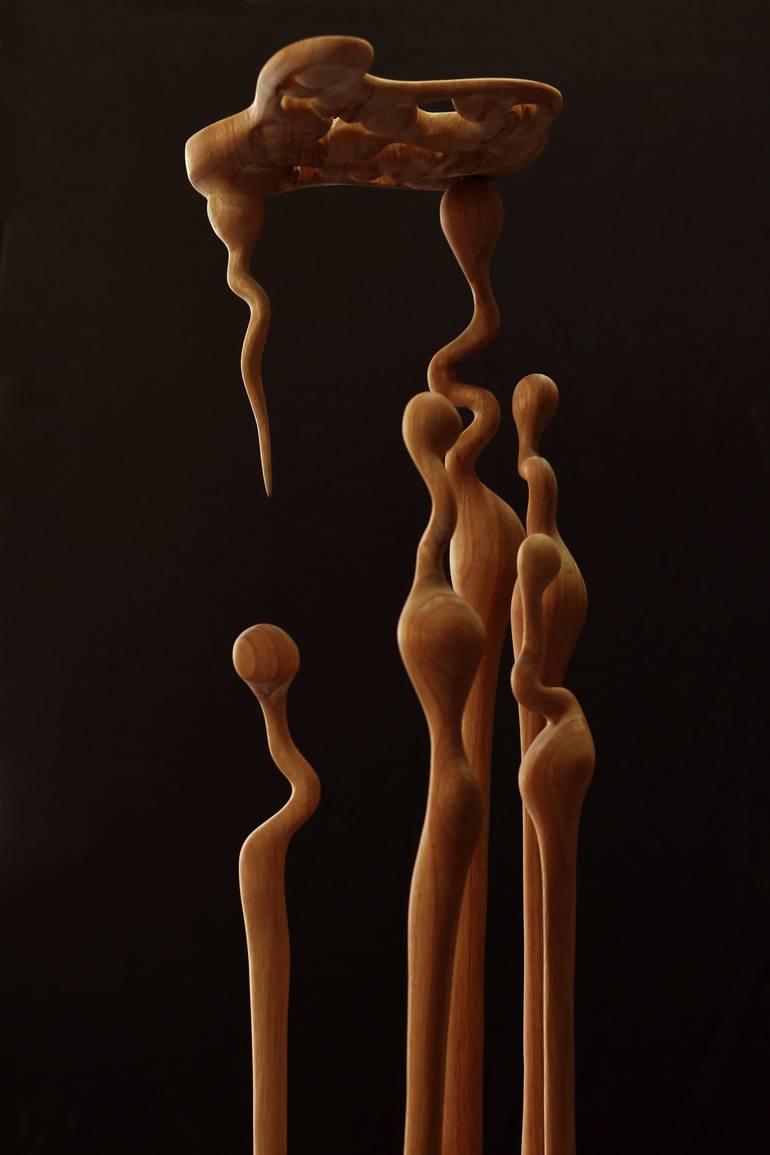 Original Figurative Water Sculpture by Vania Dimitrova and Svetoslav