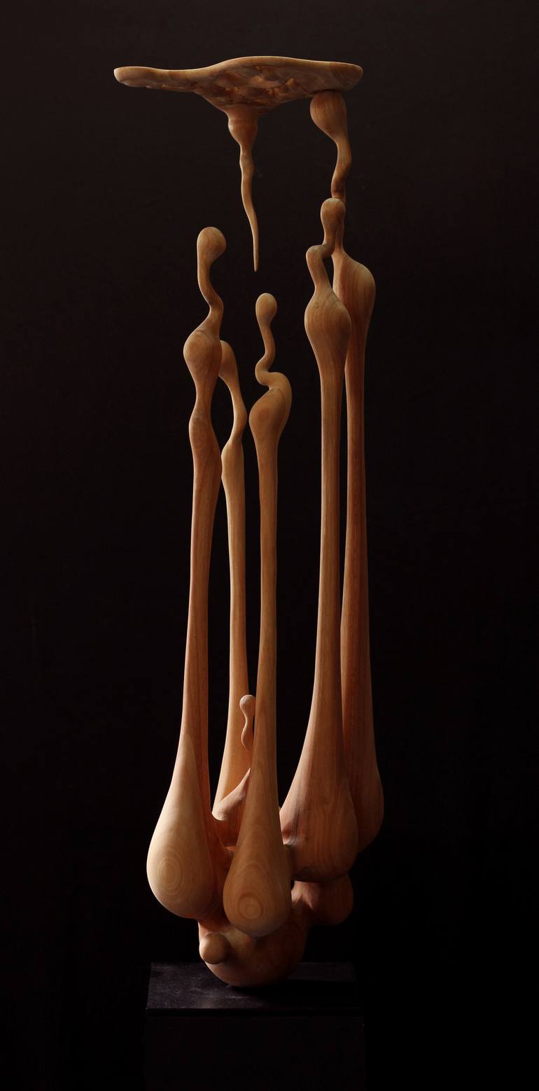 Original Figurative Water Sculpture by Vania Dimitrova and Svetoslav