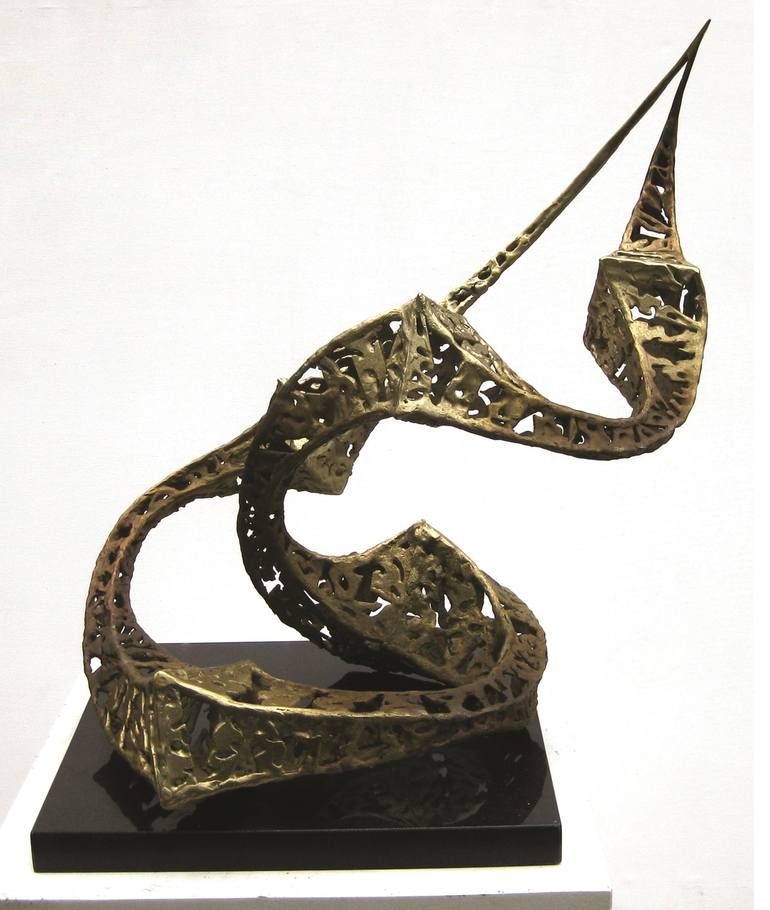 Original Cubism Geometric Sculpture by Vania Dimitrova and Svetoslav