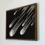 Video Link: https://www.youtube.com/watch?v=bkJWzoahob0

This original metal relief, framed with fine oak wood frame and plush backing, is one of the latest artworks of the talented professional Bulgarian contemporary sculptor Vania Dimitrova, deeply inspired by postmodernism, cosmic art and formalism. All 100% handmade, it is one extraordinary wall art masterpiece and exquisite valuable modern home wall décor.