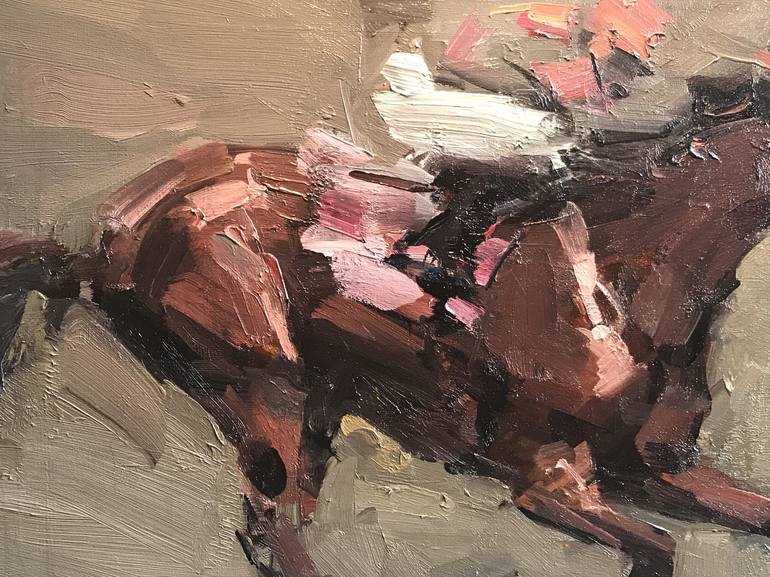 Original Expressionism Horse Painting by Paul Christopher