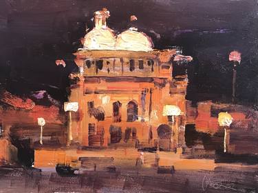 Original Architecture Painting by Paul Christopher