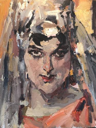 Original Expressionism Portrait Paintings by Paul Christopher