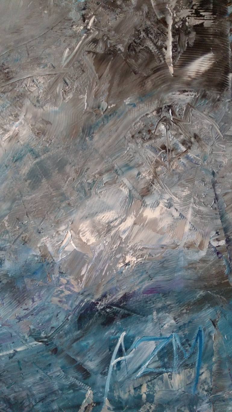 Original Abstract Painting by Aleksandra Zielinska Misiun