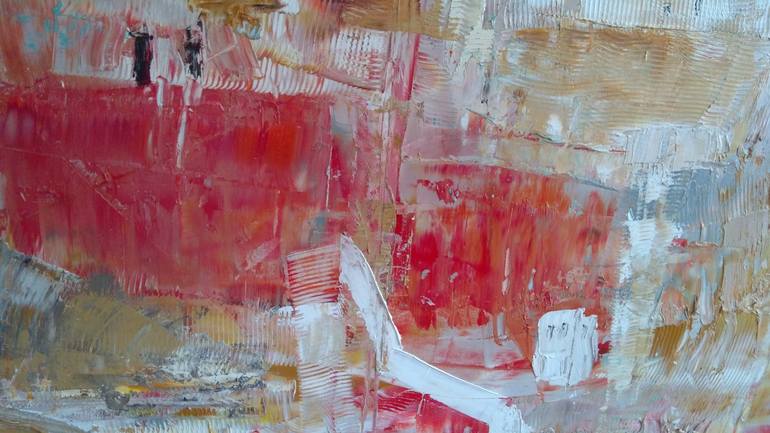 Original Abstract Expressionism Abstract Painting by Aleksandra Zielinska Misiun