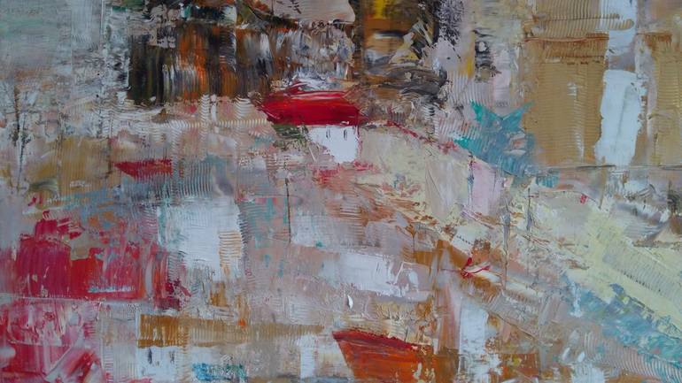 Original Abstract Expressionism Abstract Painting by Aleksandra Zielinska Misiun