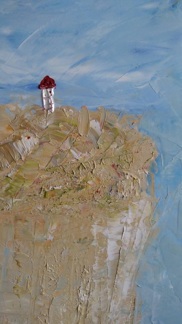 Original Abstract Landscape Painting by Aleksandra Zielinska Misiun