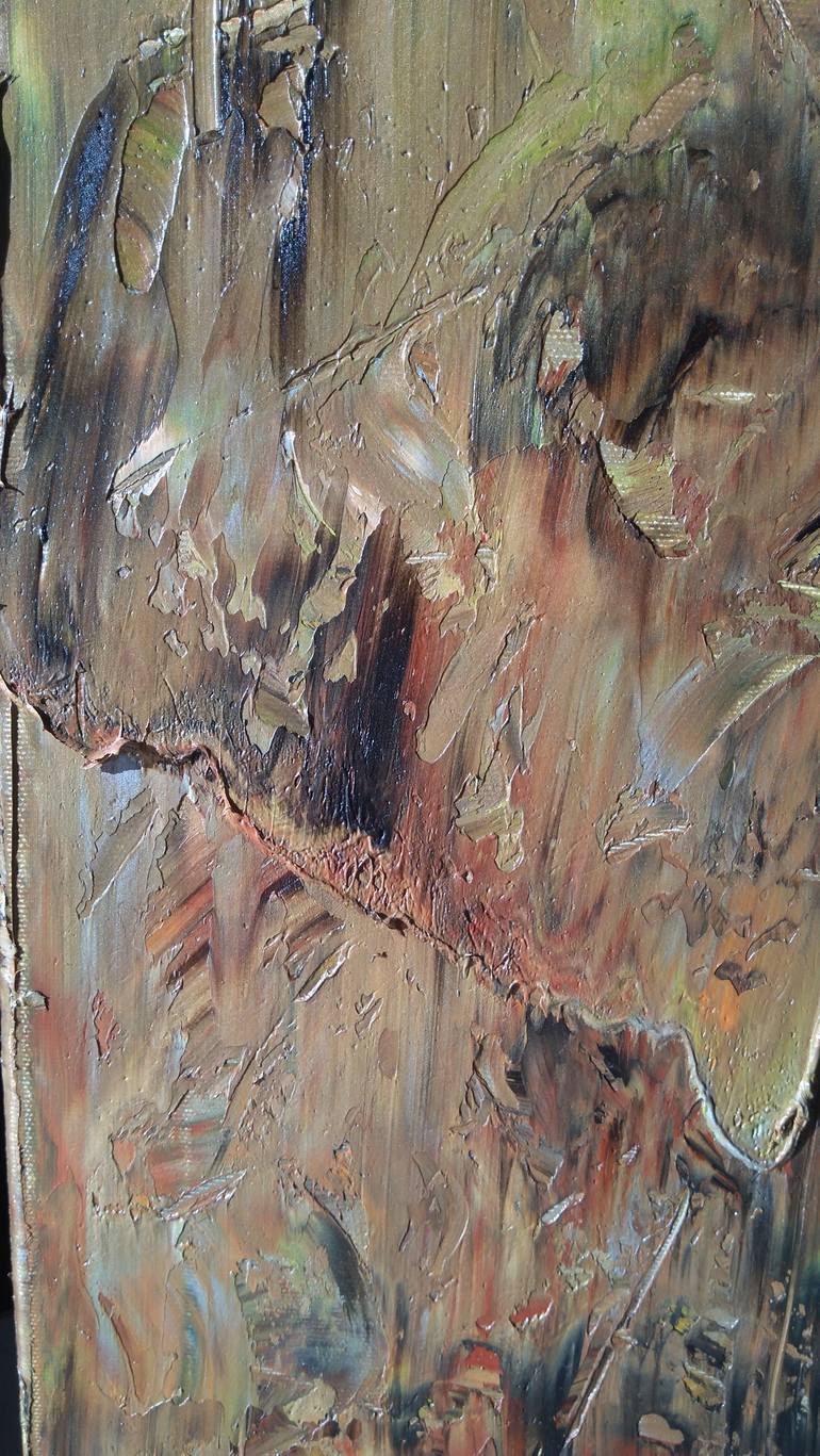 Original Abstract Expressionism Abstract Painting by Aleksandra Zielinska Misiun