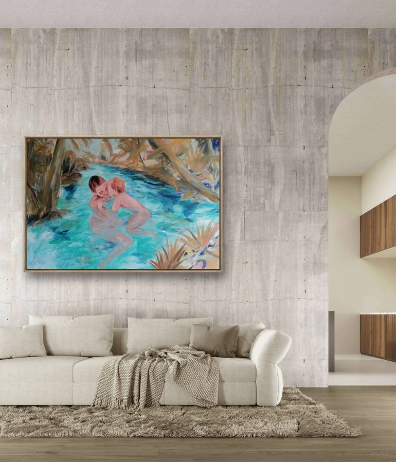 Original Contemporary People Painting by Zuzana Petrakova