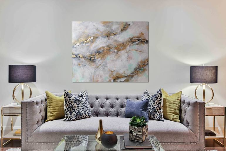 Original Fine Art Abstract Painting by Zuzana Petrakova