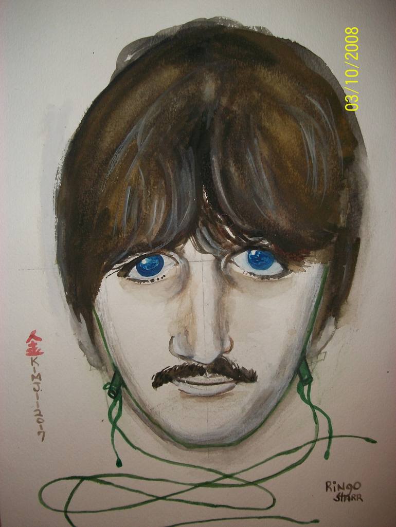 Ringo Starr Painting by Jayce Kim | Saatchi Art