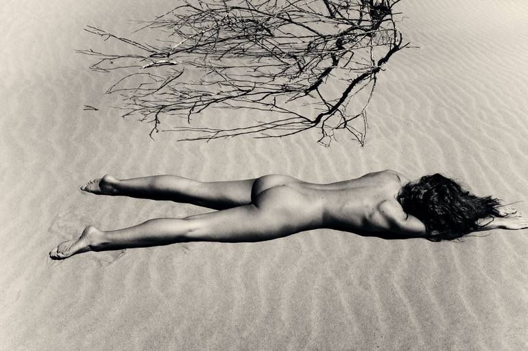 Sand Nude Art Print.