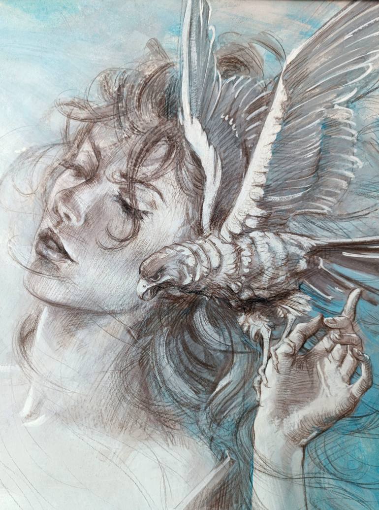 Original Contemporary Fantasy Painting by Alexandre Barbera-Ivanoff