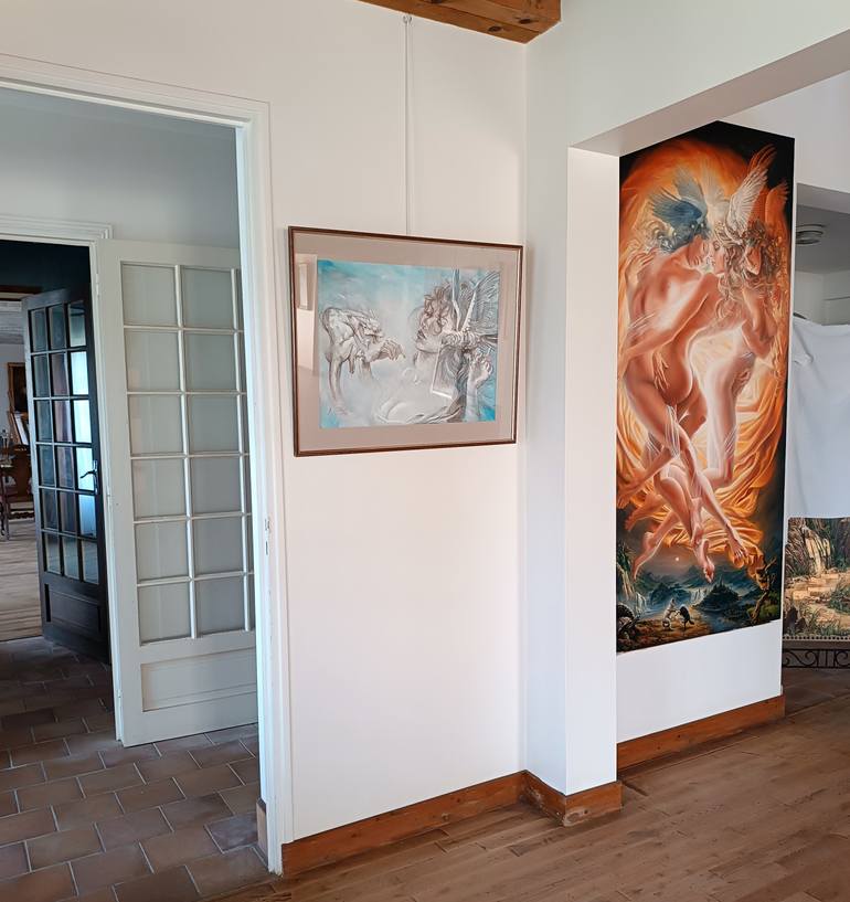 Original Contemporary Fantasy Painting by Alexandre Barbera-Ivanoff