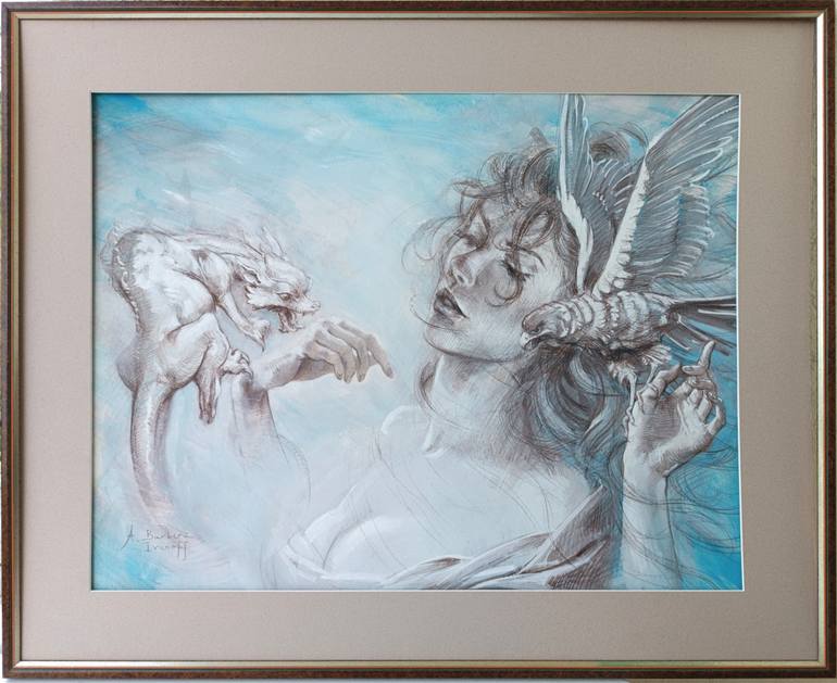 Original Contemporary Fantasy Painting by Alexandre Barbera-Ivanoff