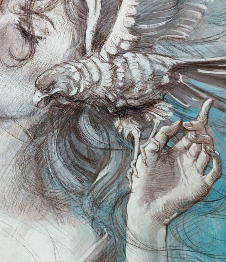 Original Contemporary Fantasy Painting by Alexandre Barbera-Ivanoff