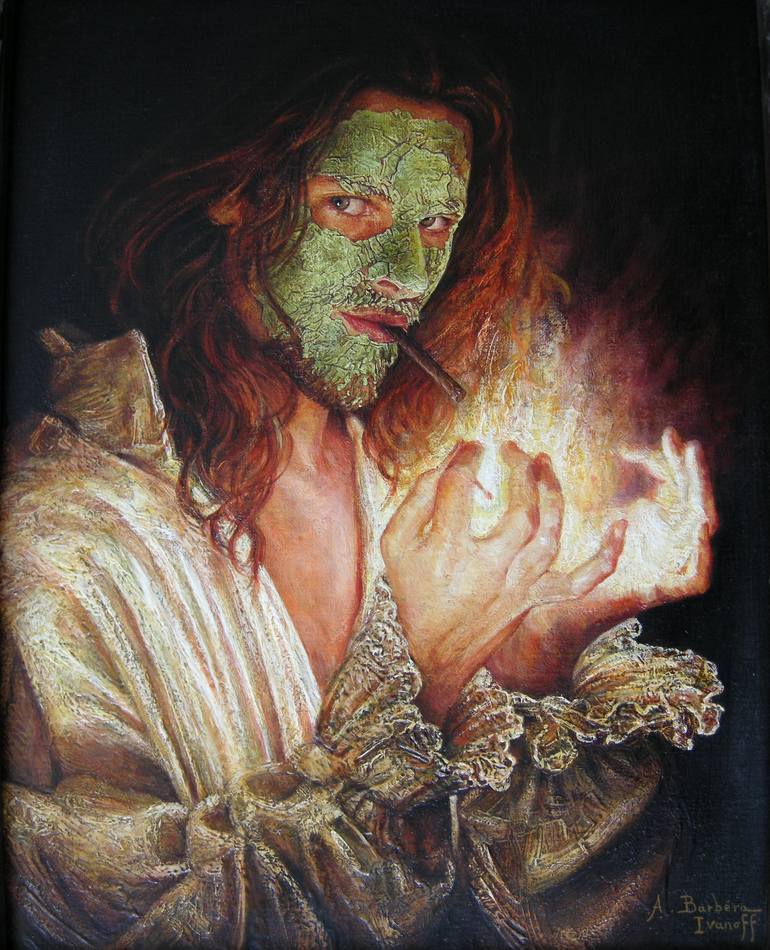 Original Figurative Portrait Paintings by Alexandre Barbera-Ivanoff
