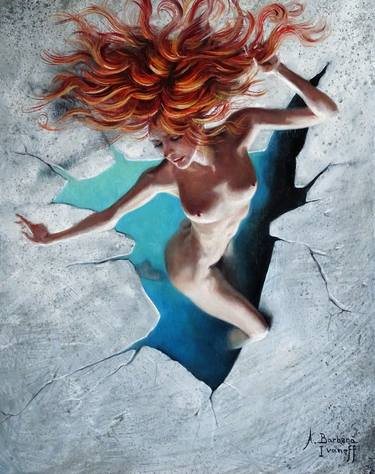 Original Conceptual Nude Paintings by Alexandre Barbera-Ivanoff