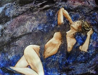 Print of Expressionism Nude Paintings by Alexandre Barbera-Ivanoff