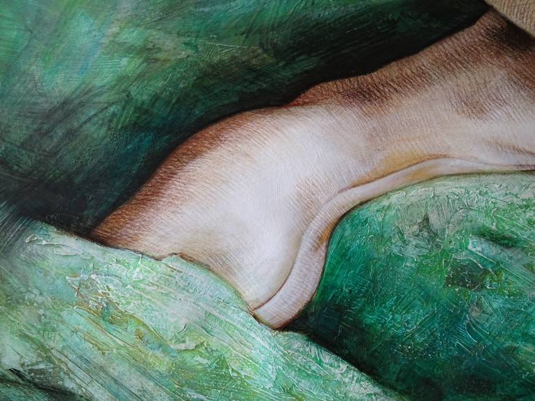 Original Art Deco Nude Painting by Alexandre Barbera-Ivanoff