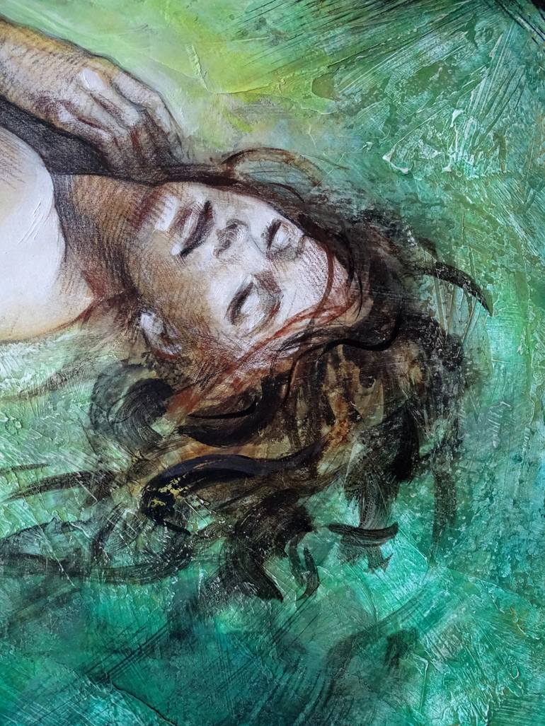 Original Art Deco Nude Painting by Alexandre Barbera-Ivanoff