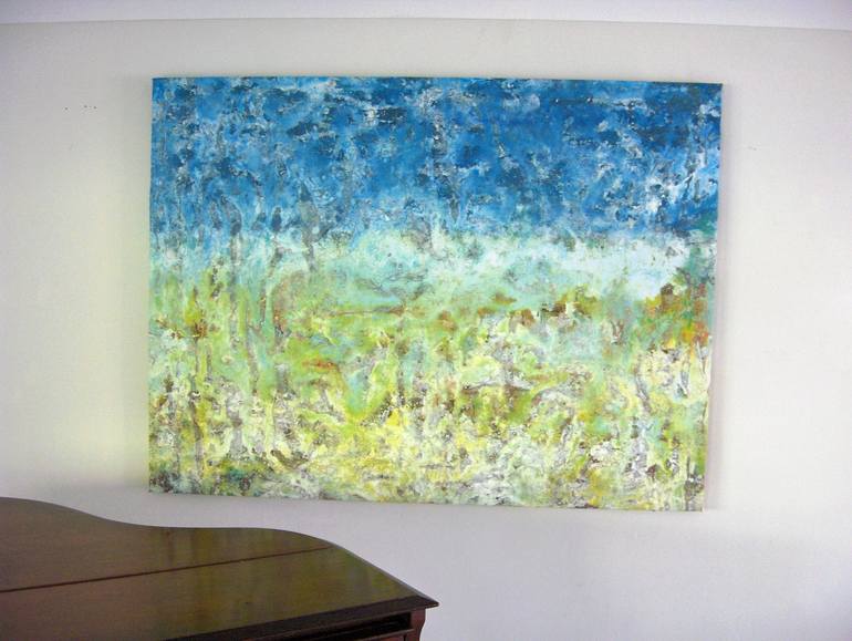 Original Abstract Expressionism Abstract Painting by Andrew Lennon