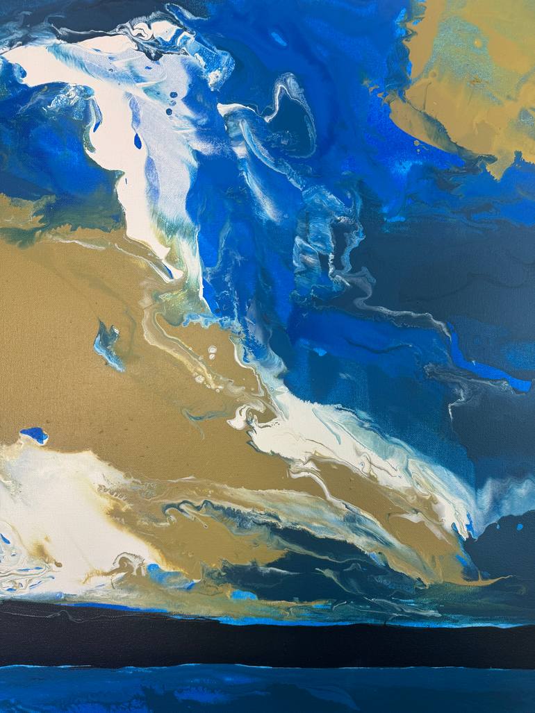 Original Abstract Expressionism Abstract Painting by Andrew Lennon