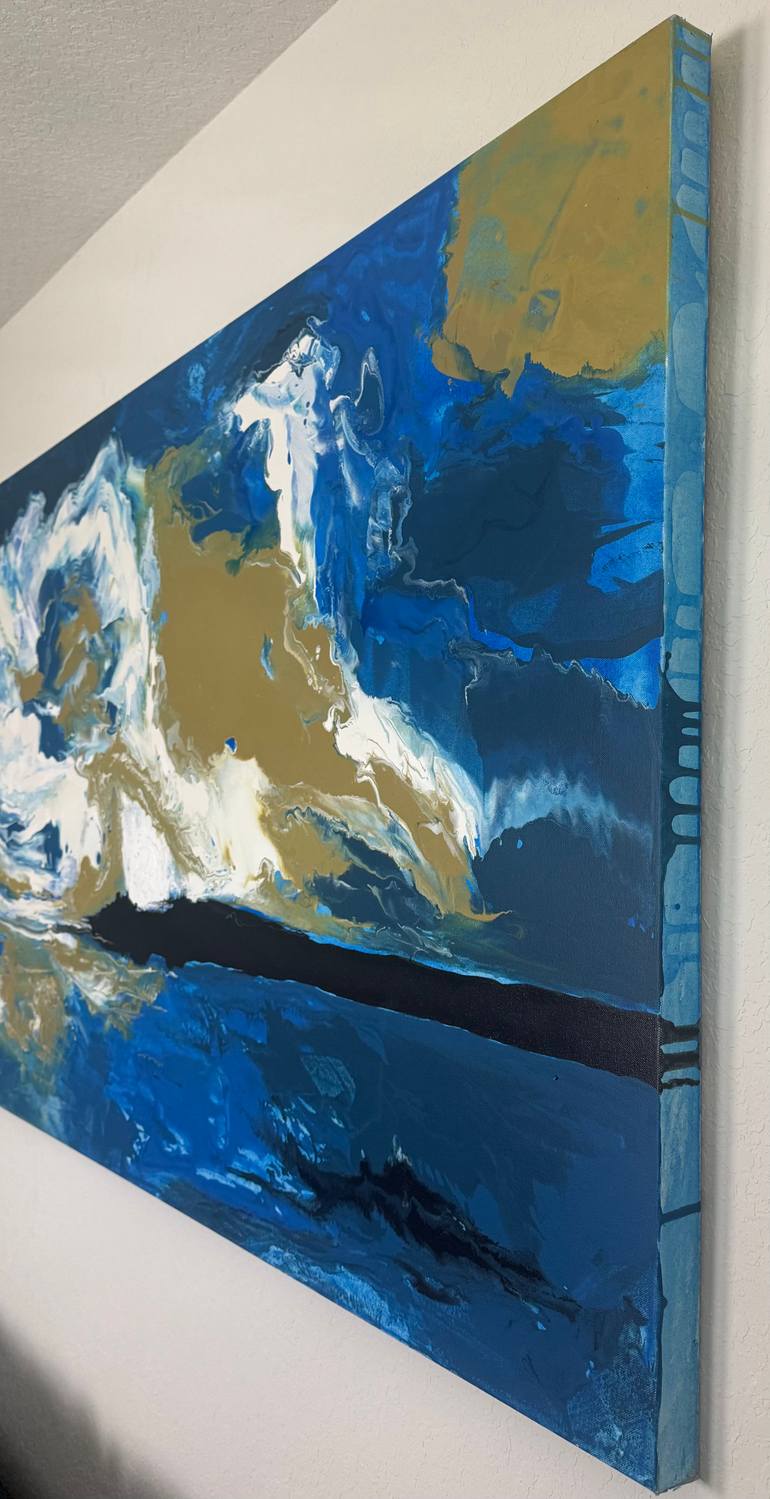 Original Abstract Expressionism Abstract Painting by Andrew Lennon