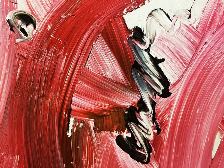 Original Abstract Expressionism Abstract Painting by Banning Lary