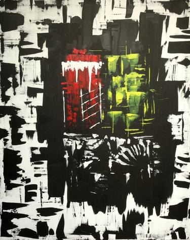 Original Abstract Expressionism Abstract Paintings by Branimir Lambaša